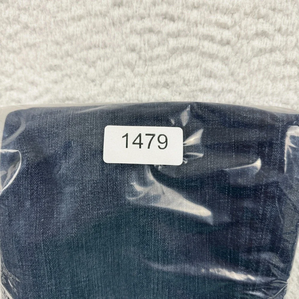 J.Crew 770 Straight Jeans Mens 30x30 Blue Denim Mid Rise Whiskers Streetwear